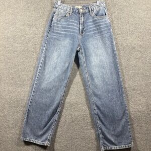 OAT New York Cloud Luxe High Rise Wide Leg Jeans - Size 6 / 28